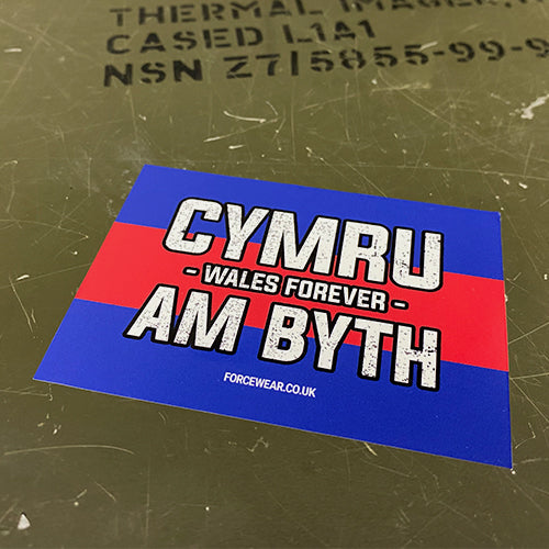 CYMRU AM BYTH (WELSH GUARDS) STICKER 139 - Force Wear HQ