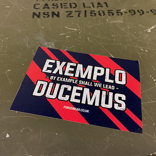 EXEMPLO DUCEMUS (RMP) STICKER 140 - Force Wear HQ