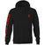FW ICON HOODIE RED ON BLK - Force Wear HQ
