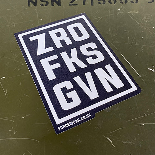 ZRO FKS GVN STAMP STICKER 203 - Force Wear HQ