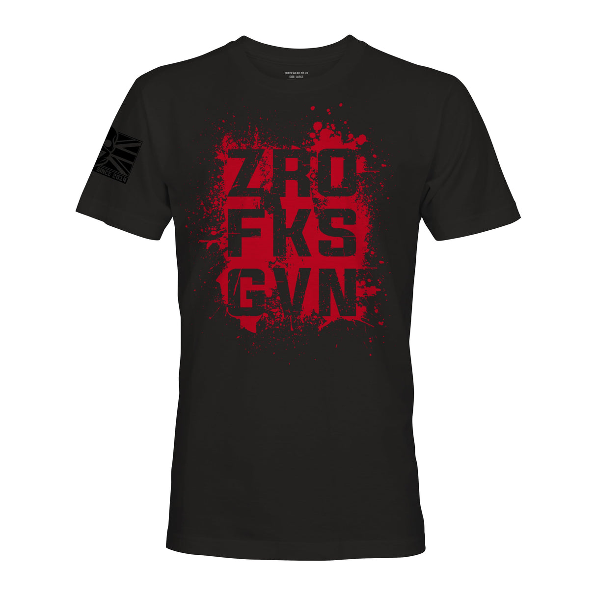 ZRO FKS GVN RED SPRAY - Force Wear HQ - T-SHIRTS
